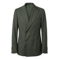 Roberto Pepe Luxury Grüne Wolljacke für Herren
