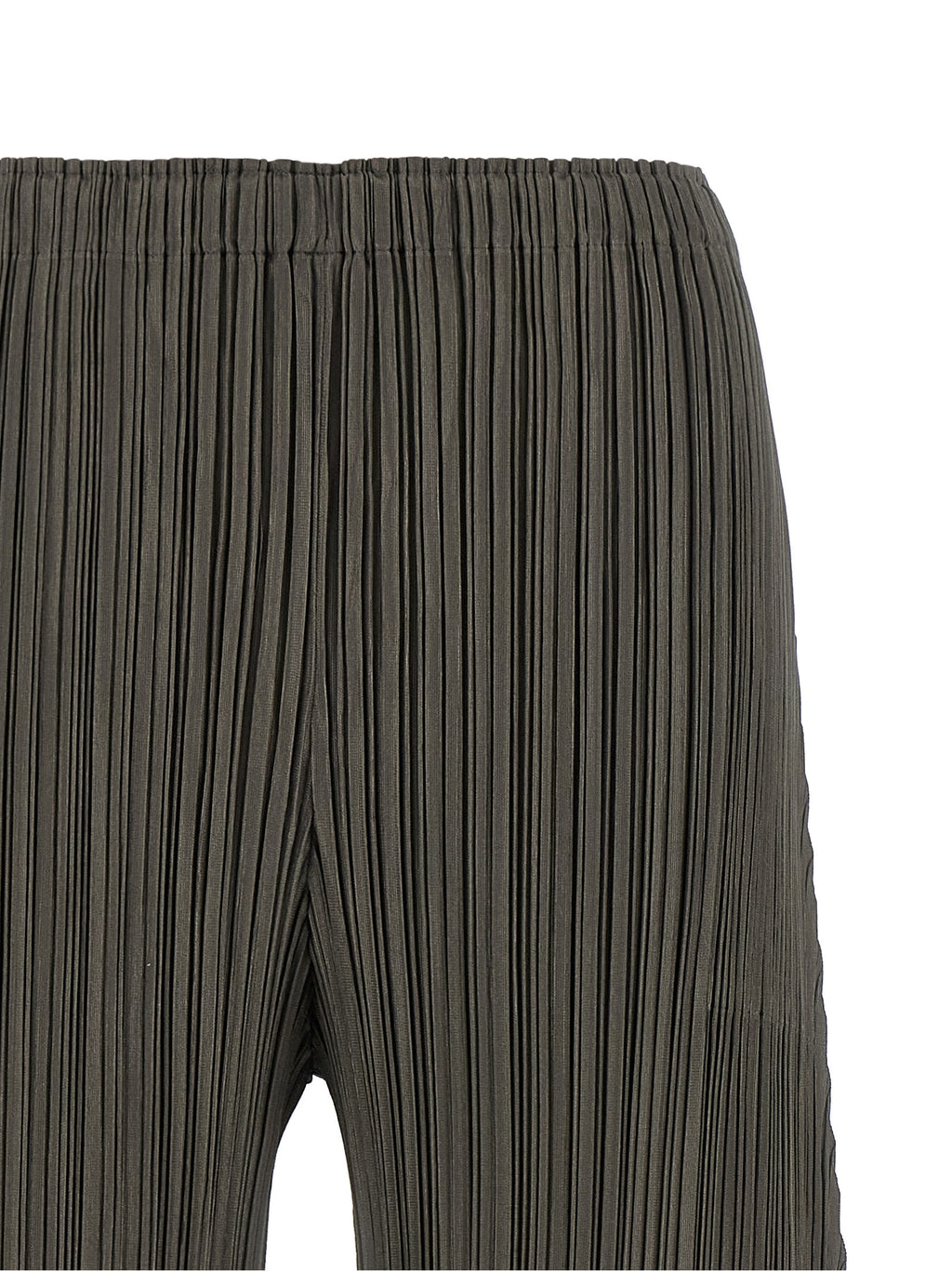 PLEATS PLEASE ISSEY MIYAKE Graue Freizeithose aus Polyester