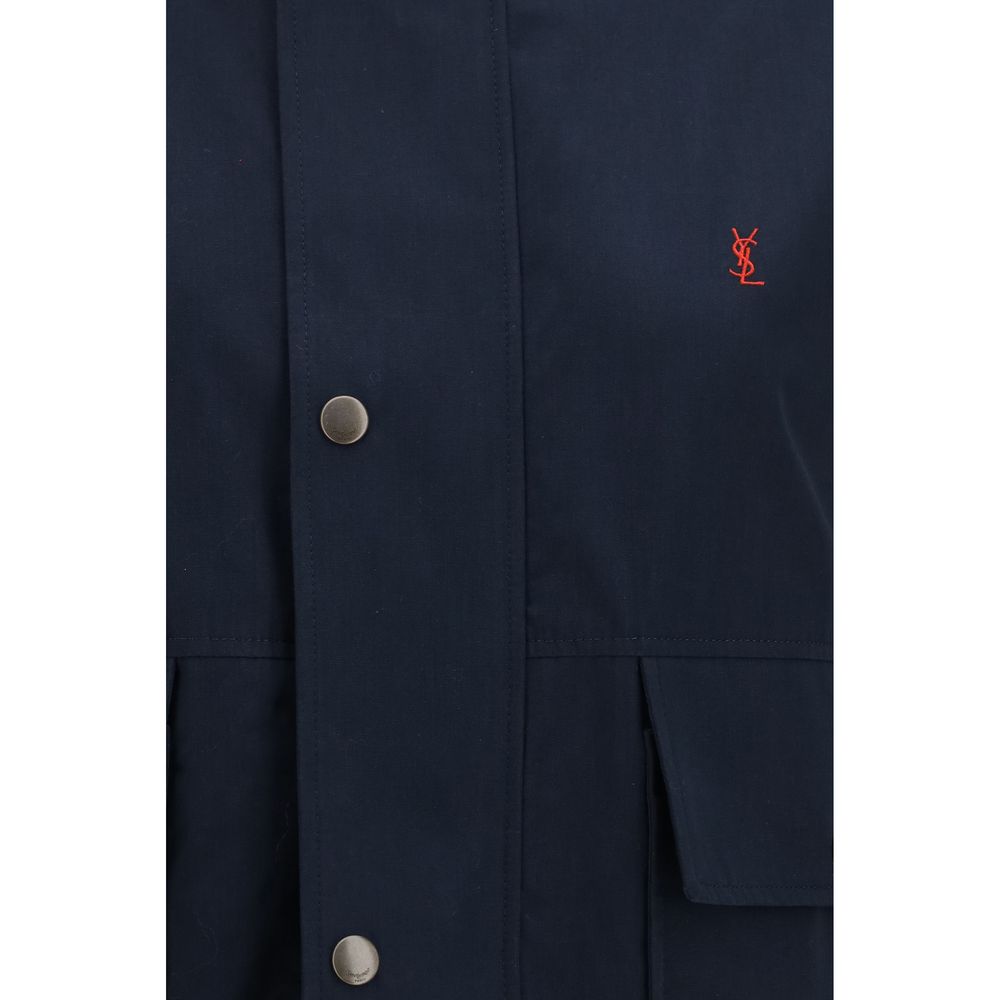 Saint Laurent Mehrfarbige Baumwolljacke Und Mantel