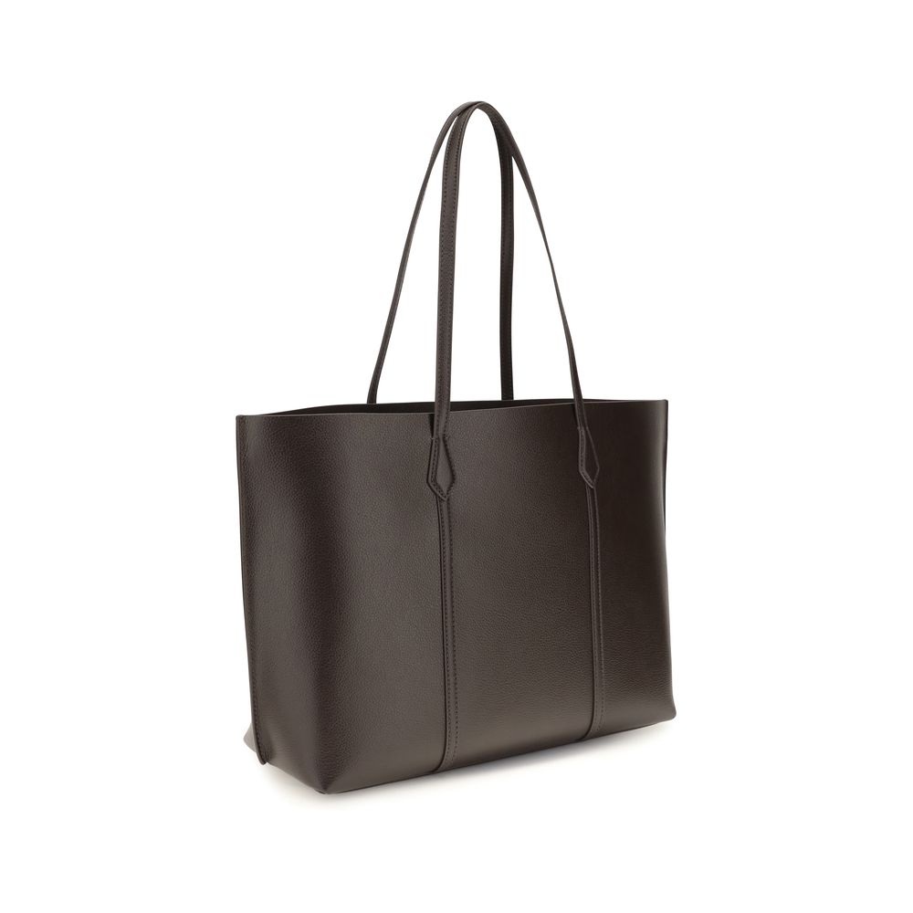 Tory Burch Braune Kalbsleder Bos Taurus Handtasche