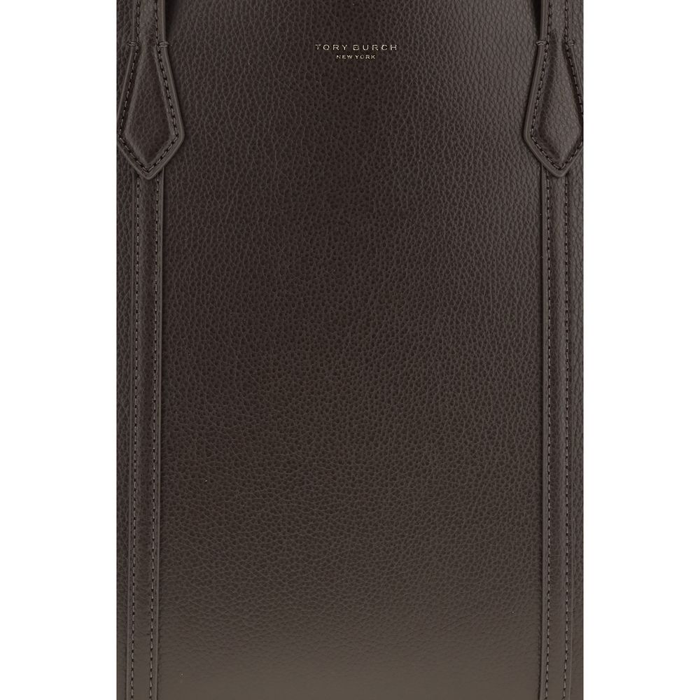 Tory Burch Braune Kalbsleder Bos Taurus Handtasche