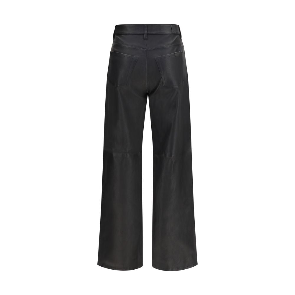 7FOR Schwarze Lederhose