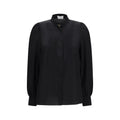 Alexander McQueen Schwarze Seidenbluse