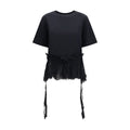 Alexander McQueen Schwarzes Baumwoll-T-Shirt