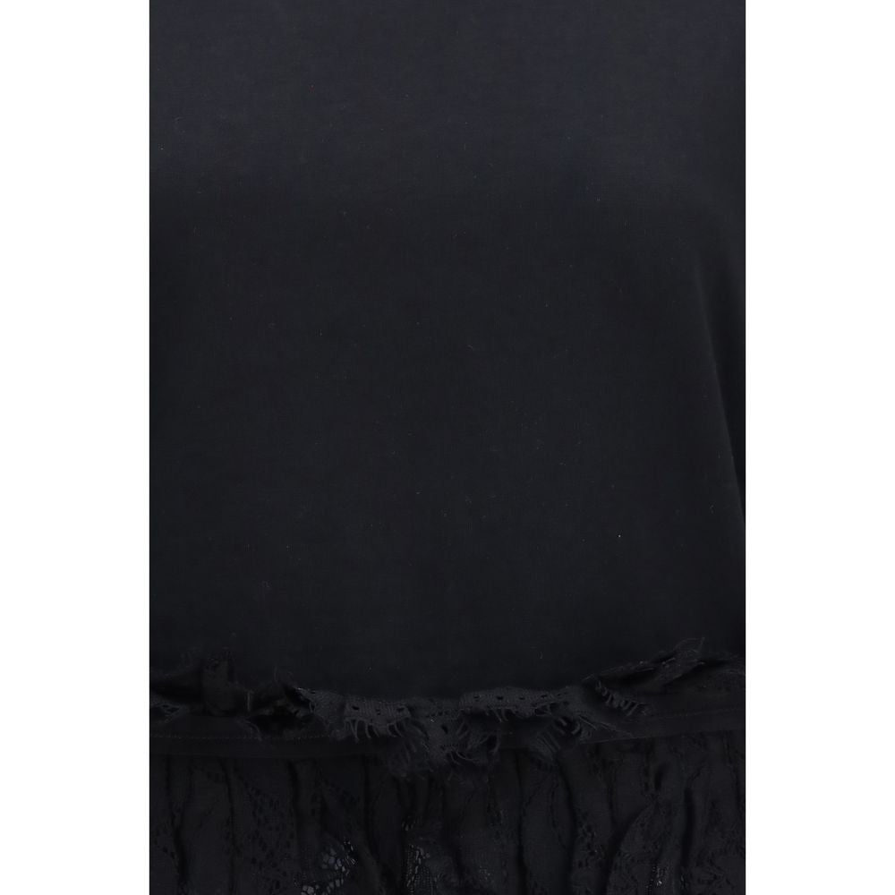 Alexander McQueen Schwarzes Baumwoll-T-Shirt