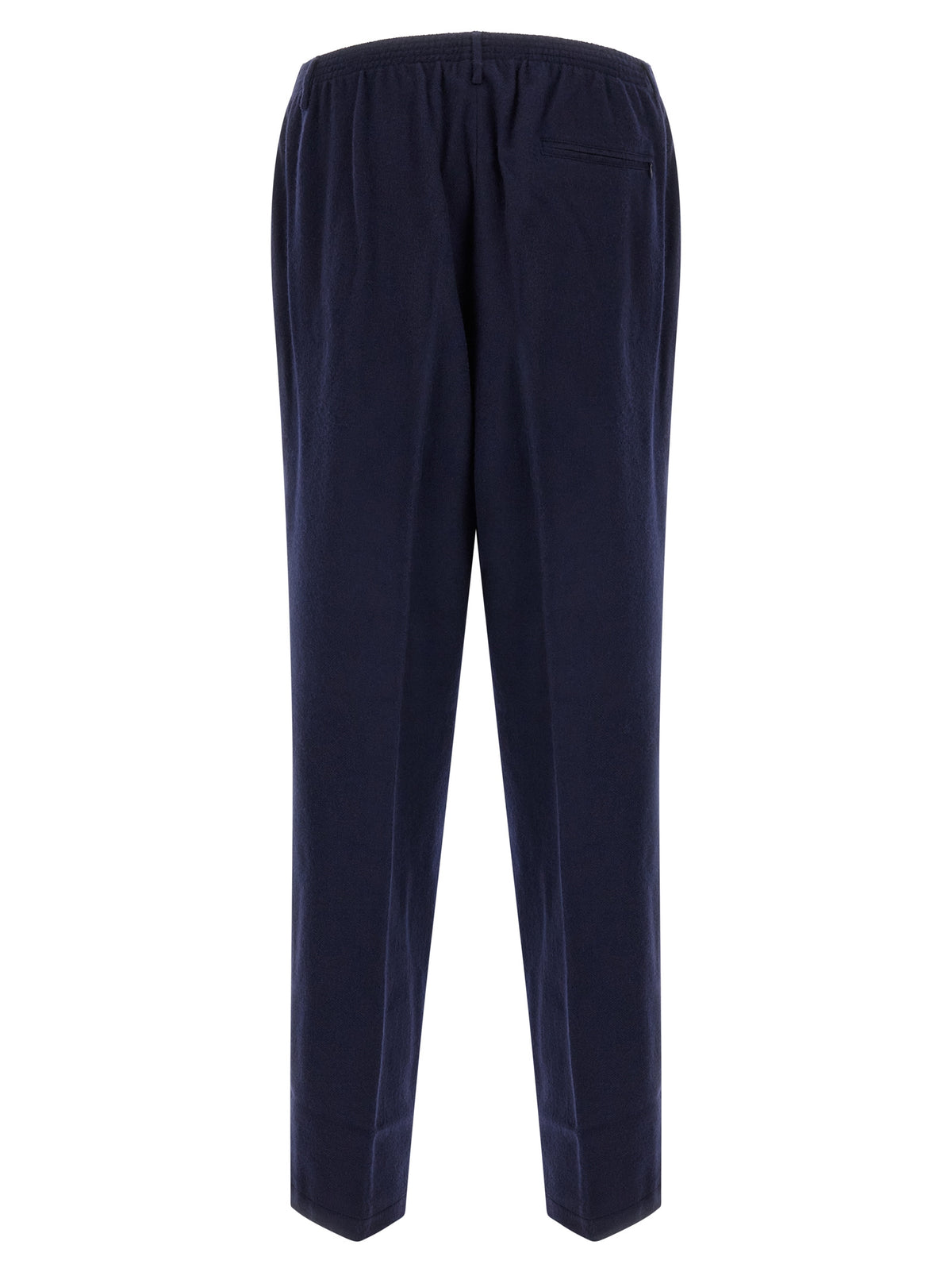CELLAR DOOR Blaue Hose aus reiner Schurwolle