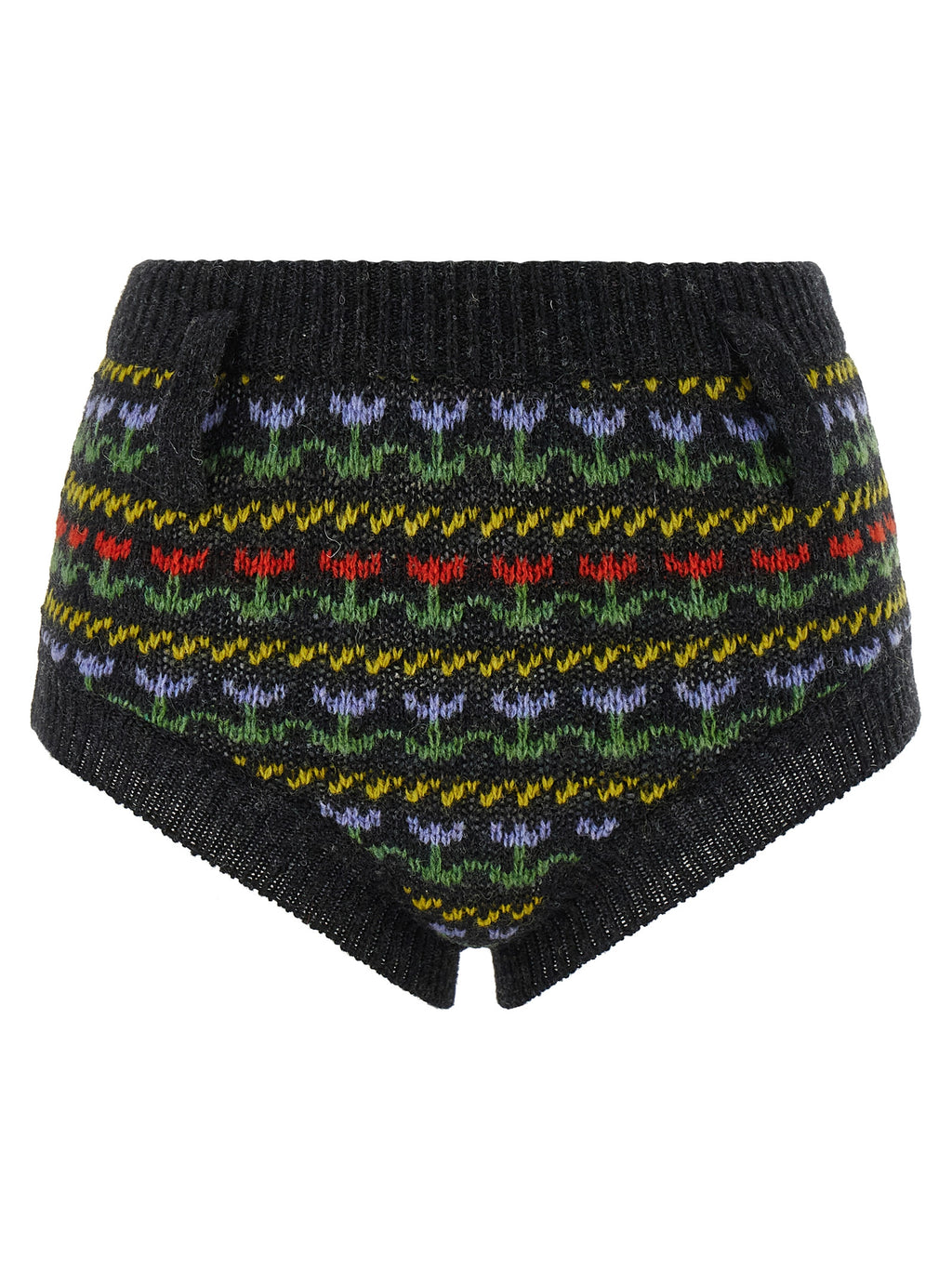 Marni Graue Bermuda-Shorts aus reiner Schurwolle