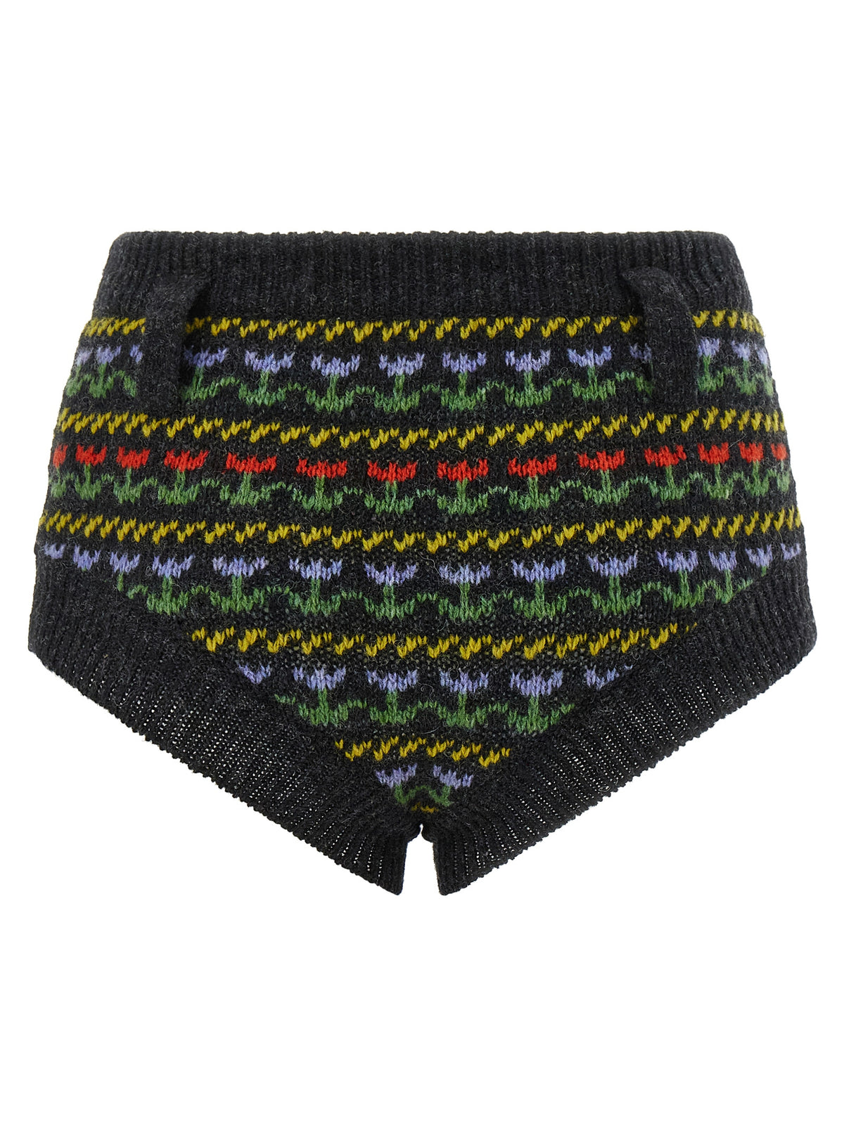 Marni Graue Bermuda-Shorts aus reiner Schurwolle