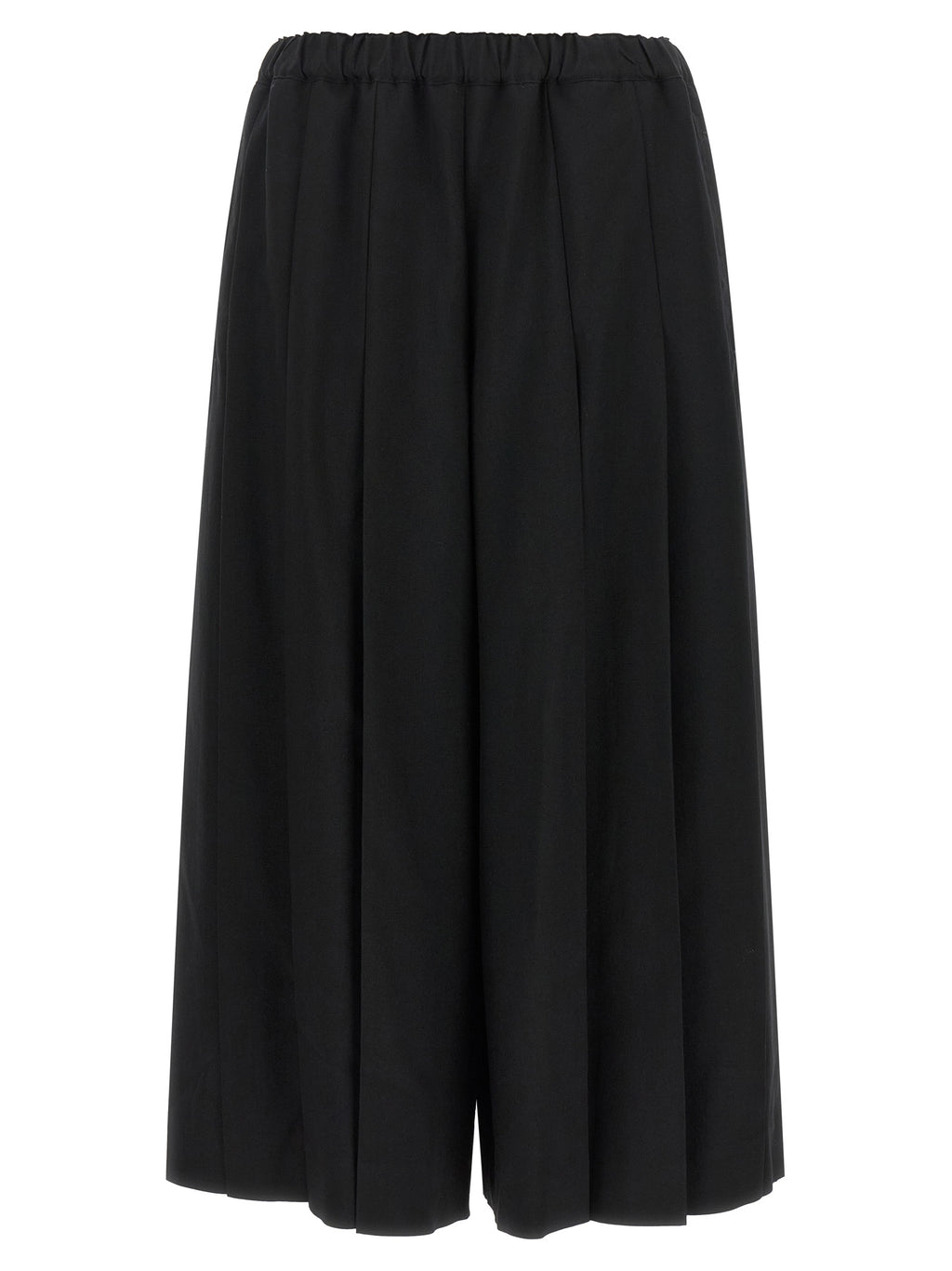 Comme Des Garçons Schwarze Woll-Freizeithose