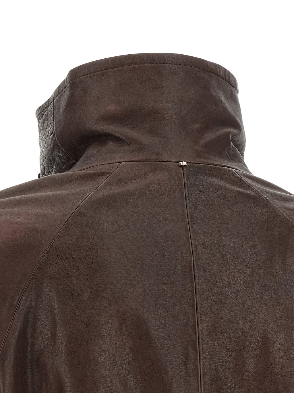 Sportmax Braune Lammlederjacke