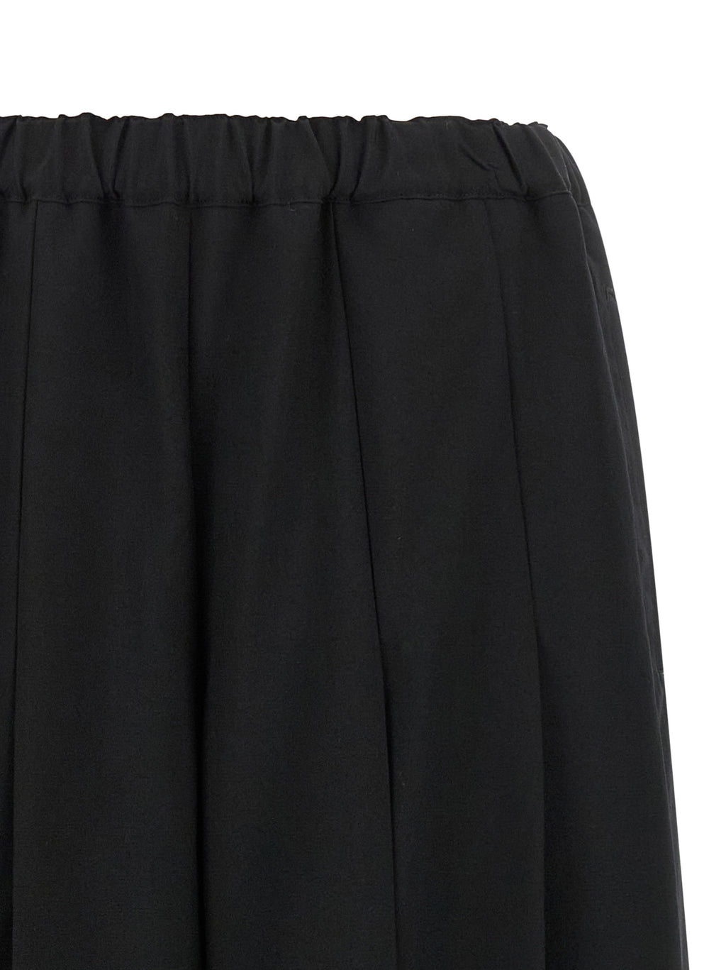 Comme Des Garçons Schwarze Woll-Freizeithose