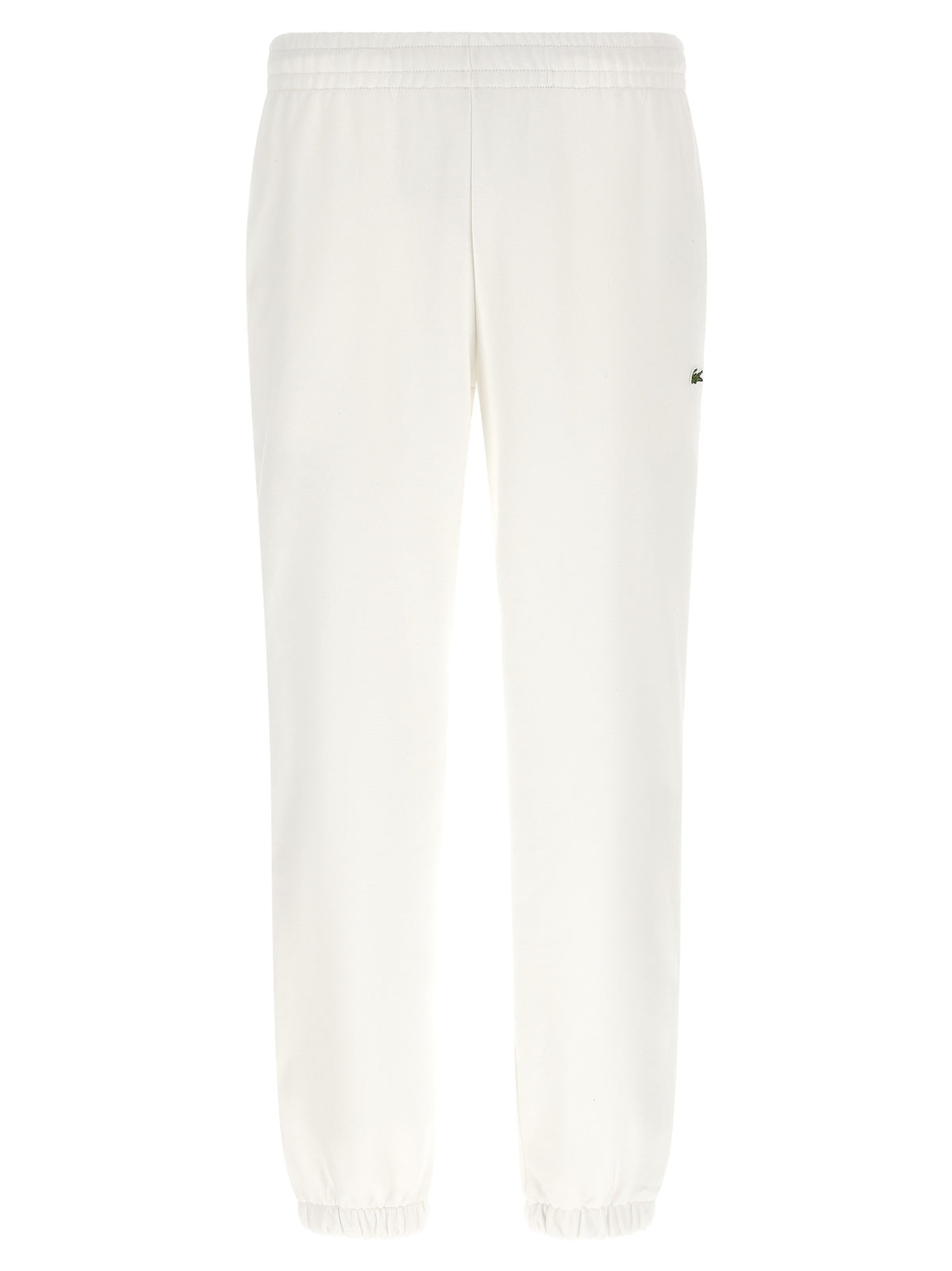 Lacoste Weiße Baumwoll-Jogginghose (Trainingshose)