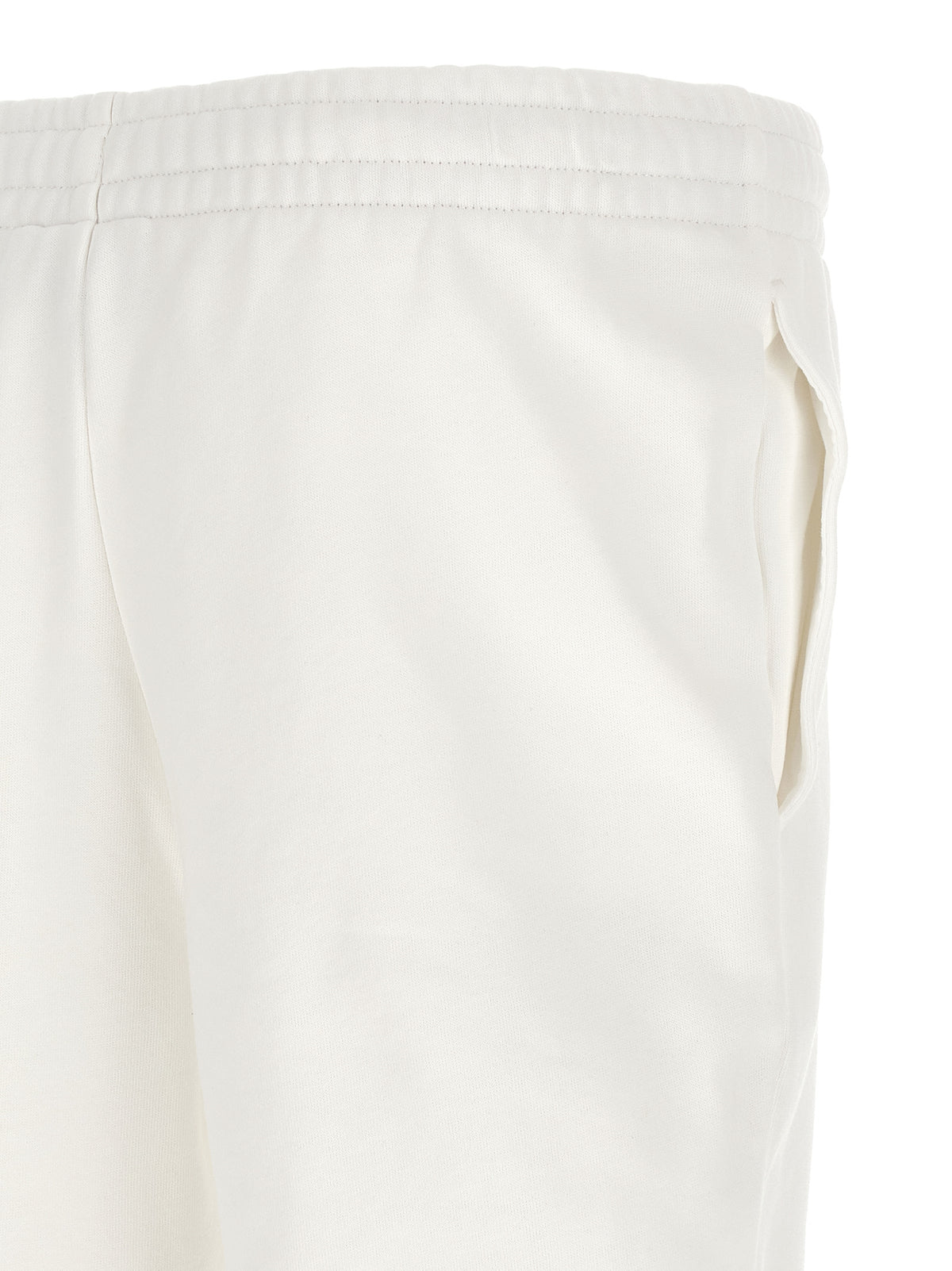 Lacoste Weiße Baumwoll-Jogginghose (Trainingshose)