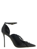 Dolce & Gabbana Schwarze Pumps aus Kalbsleder mit hohem Absatz