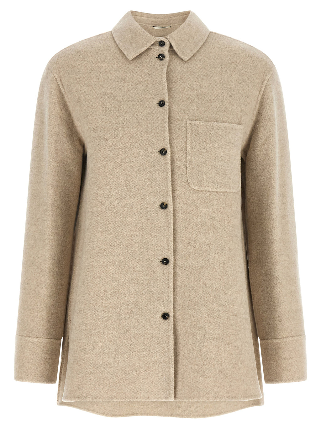 'S Max Mara Beige Virgin Wool Shell Jacke