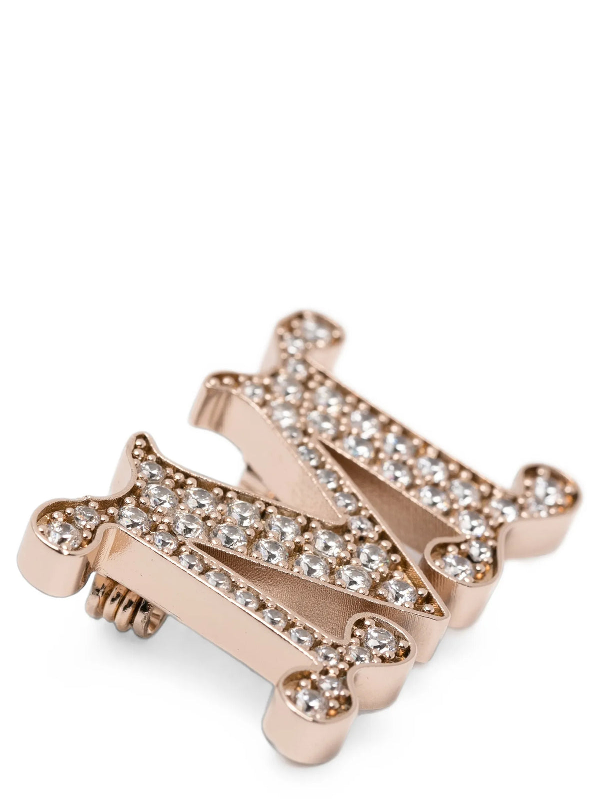 Max Mara Goldfarbene Brosche aus Metall
