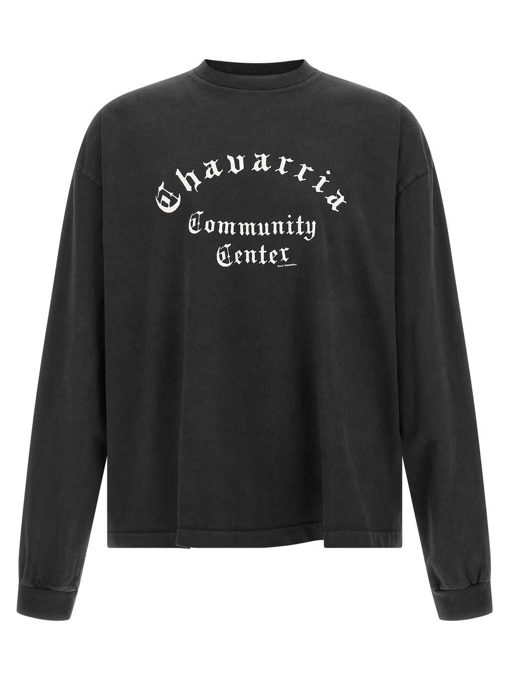 WILLY CHAVARRIA Schwarzes Baumwoll-T-Shirt