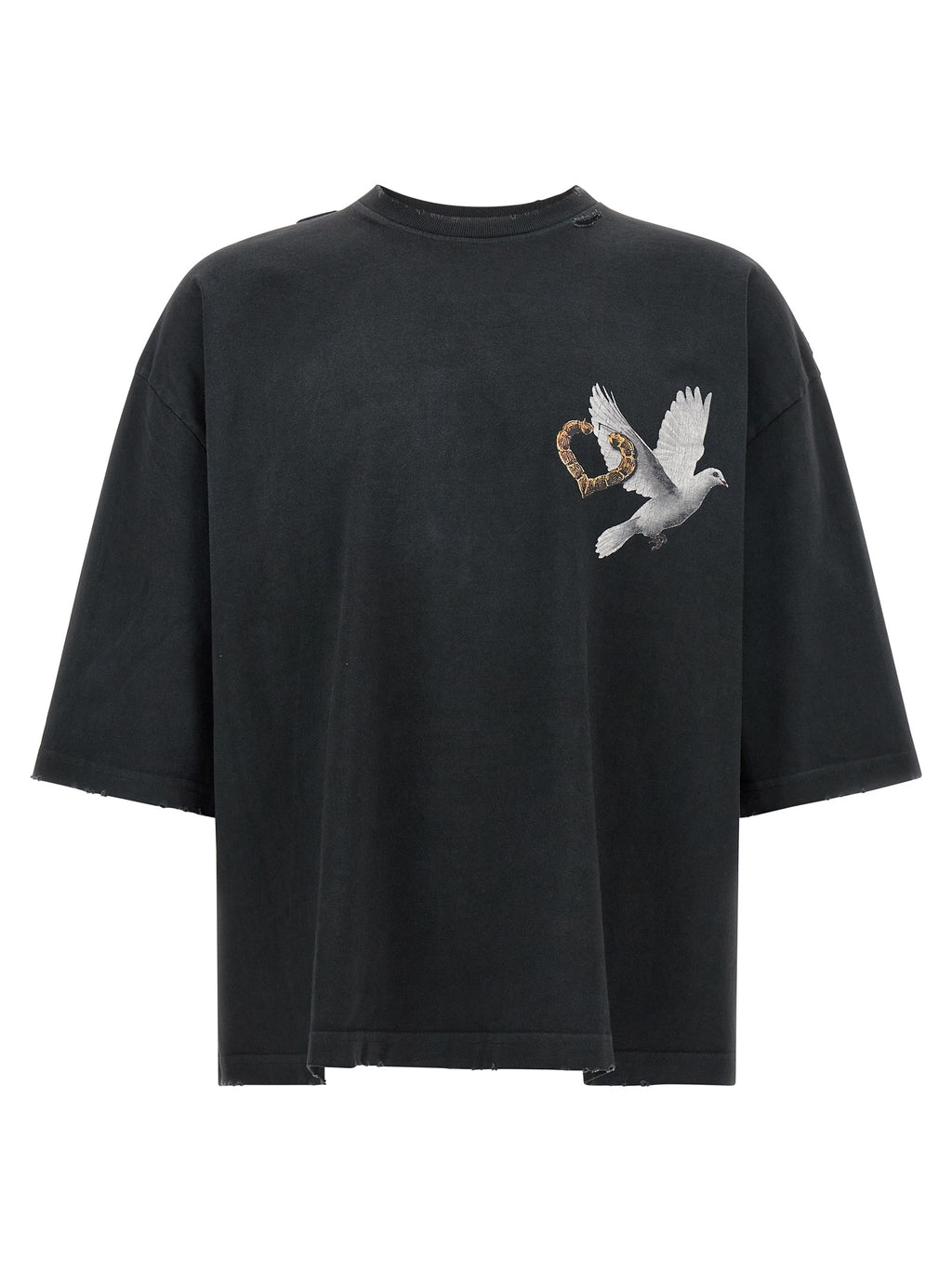 WILLY CHAVARRIA Schwarzes Baumwoll-T-Shirt