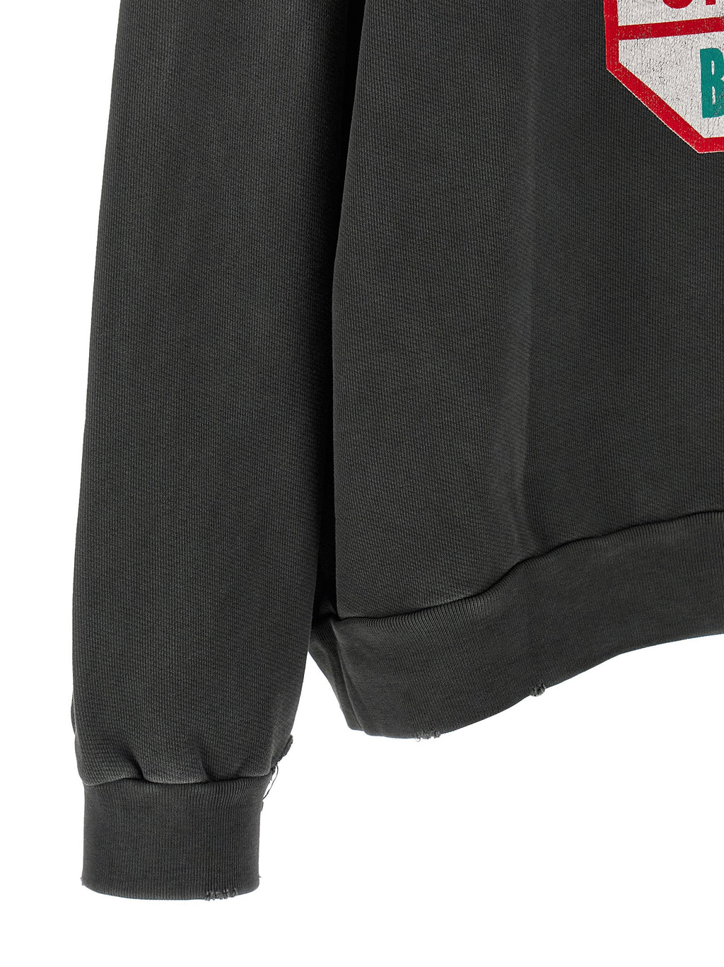 WILLY CHAVARRIA Schwarzer Baumwoll-Sweatshirt