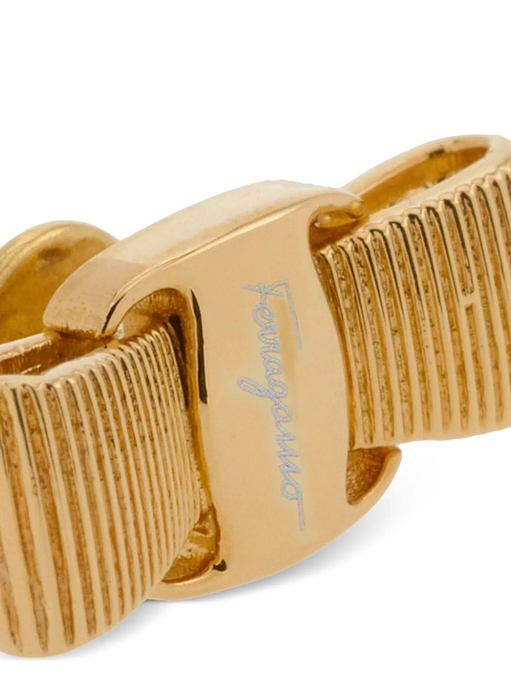 Ferragamo Ohrringe aus Goldmessing