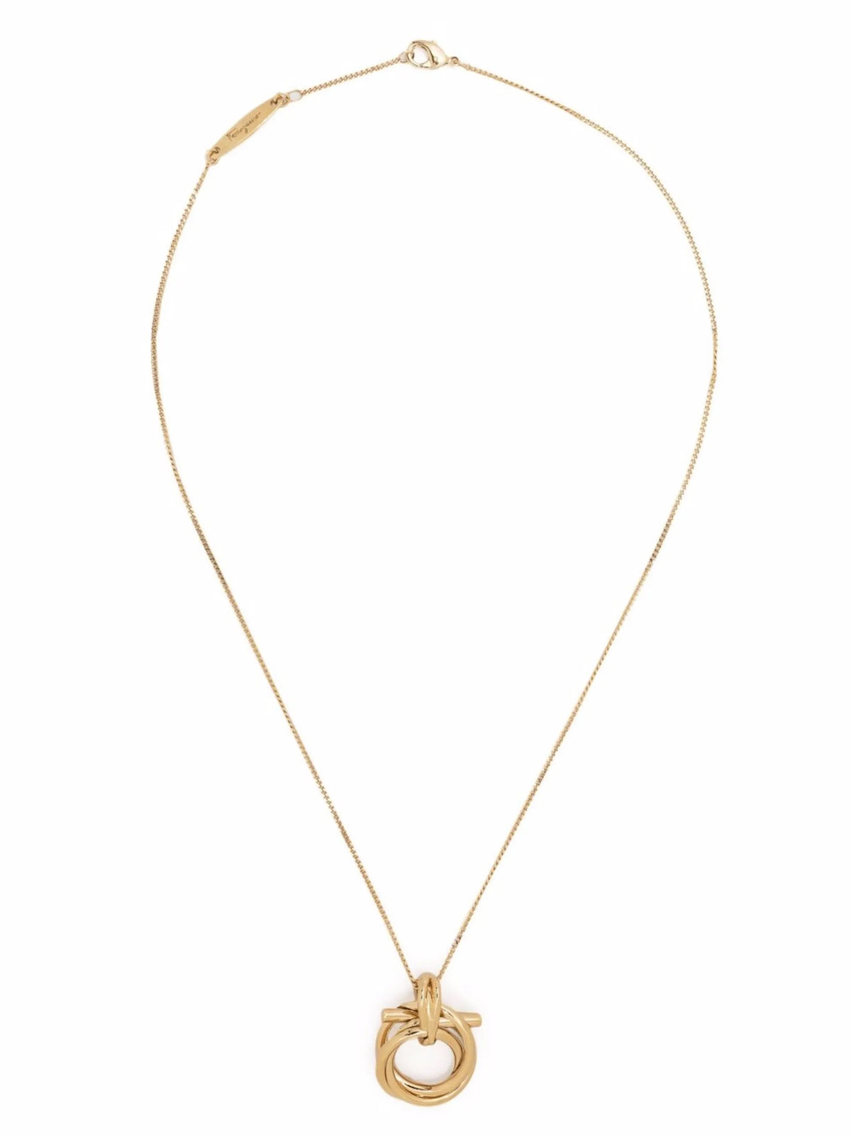 Ferragamo Goldfarbene Halskette