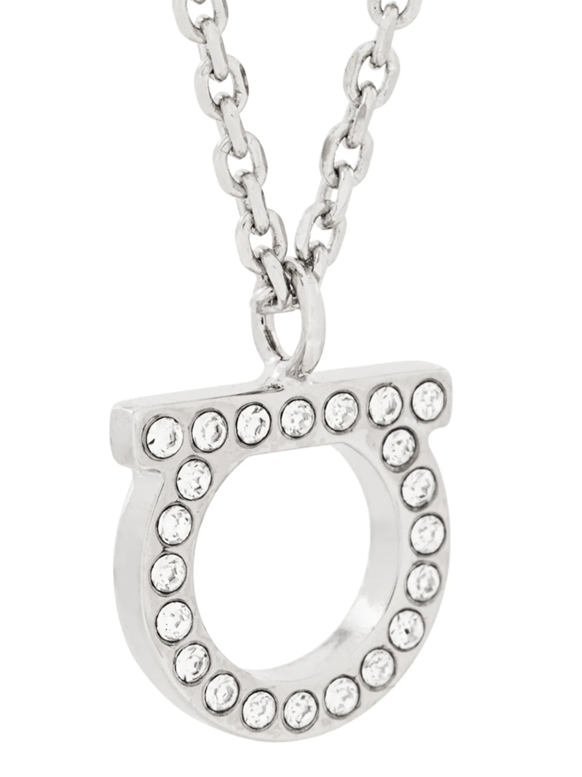 Ferragamo Halskette aus Silbermessing