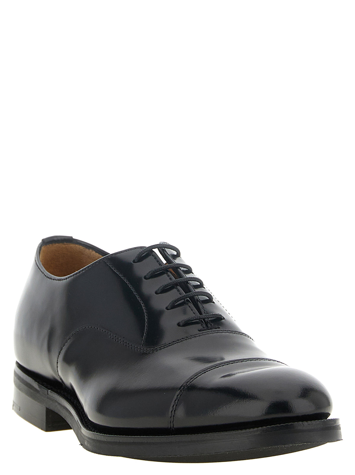 Church's Schwarze Oxford- und Derby-Schuhe aus Kalbsleder