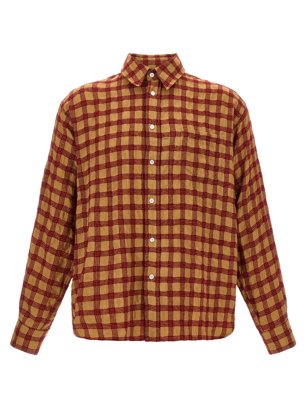 WILLY CHAVARRIA Bordeaux Viskose-Bluse