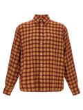 WILLY CHAVARRIA Bordeaux Viskose-Bluse
