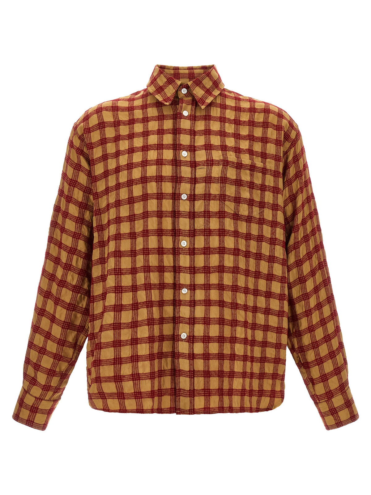 WILLY CHAVARRIA Bordeaux Viskose-Bluse