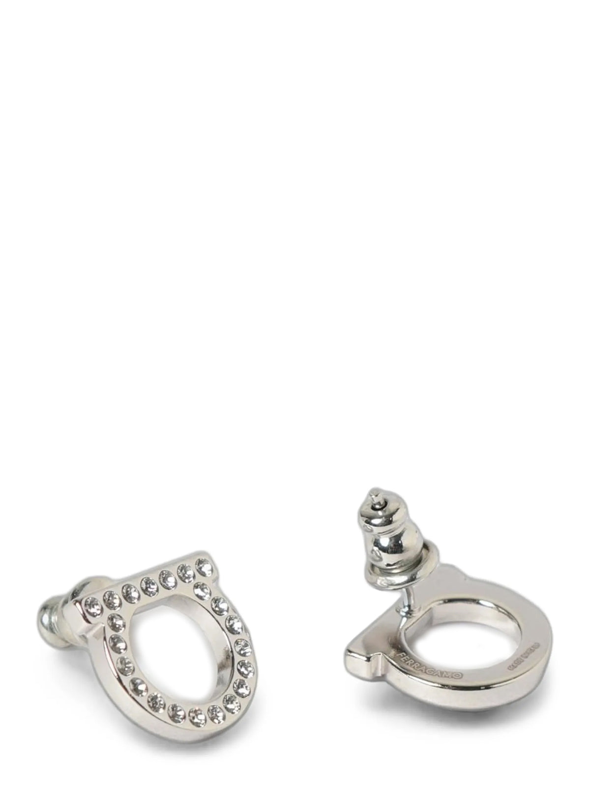 Ferragamo Ohrringe aus Silbermessing