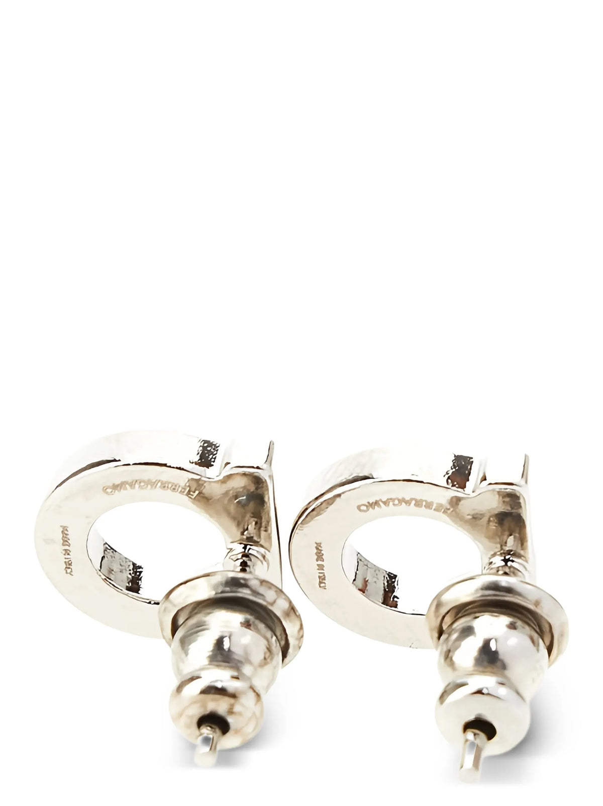 Ferragamo Ohrringe aus Silbermessing