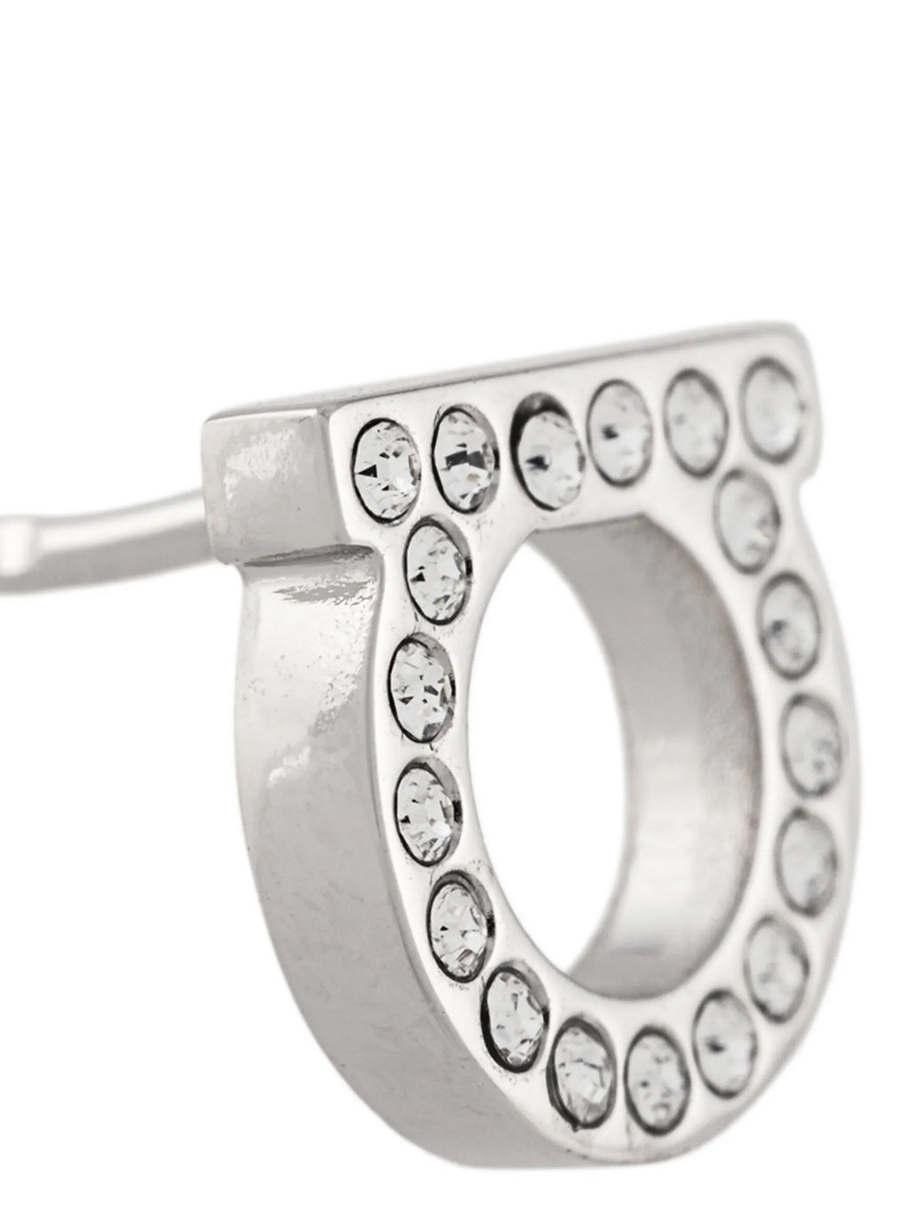 Ferragamo Ohrringe aus Silbermessing