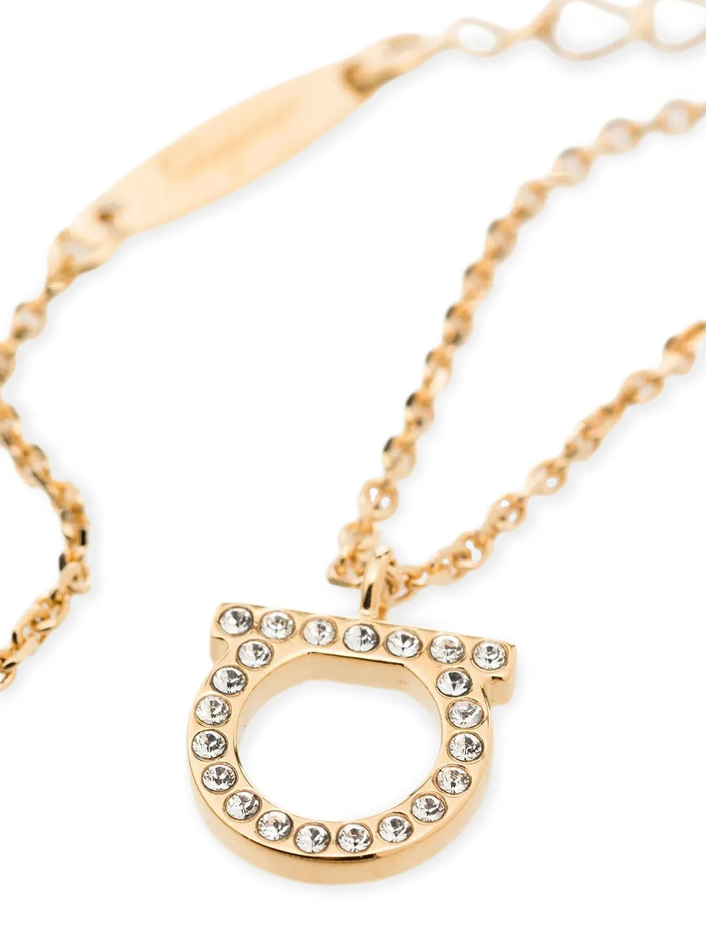Ferragamo Goldfarbene Halskette