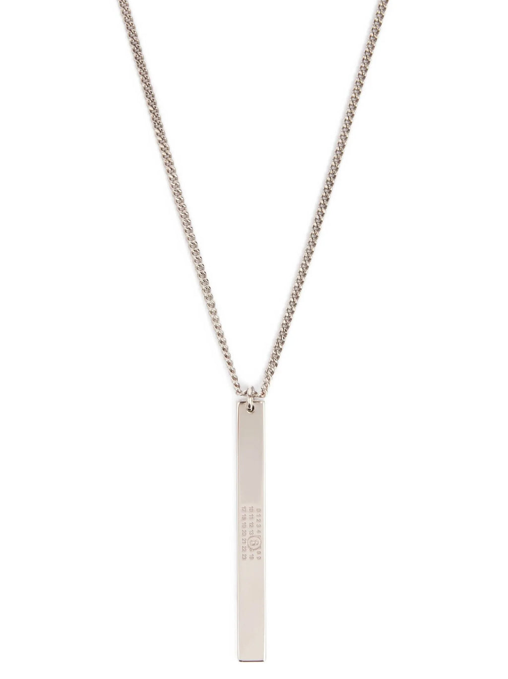 MM6 Maison Margiela Halskette aus Silbermessing