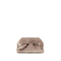 THEMOIRè Beige Clutch aus Kunstpelz