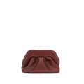 THEMOIRè Bordeaux Clutch aus veganem Leder