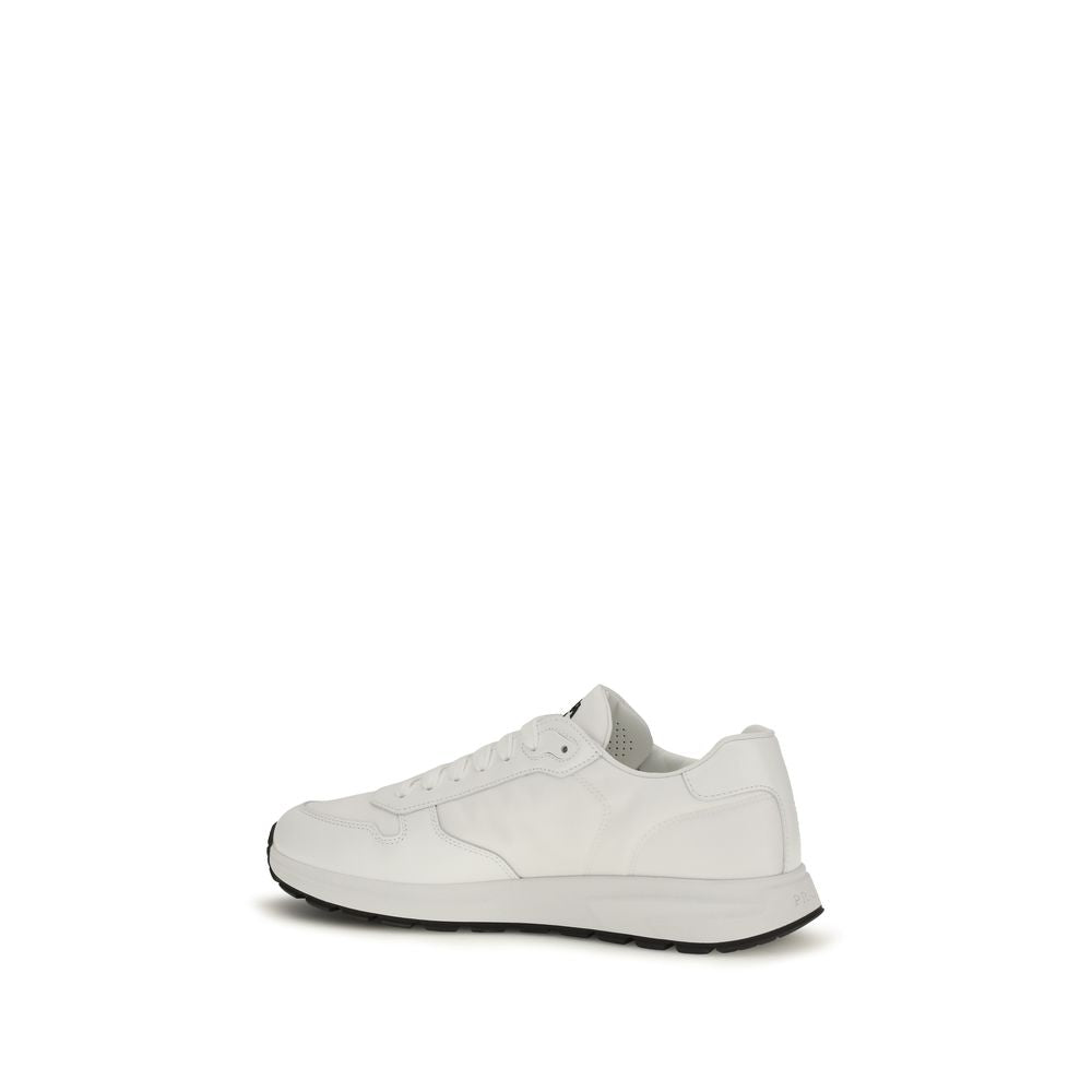 Prada Weiße Sneaker aus recyceltem Polyamid