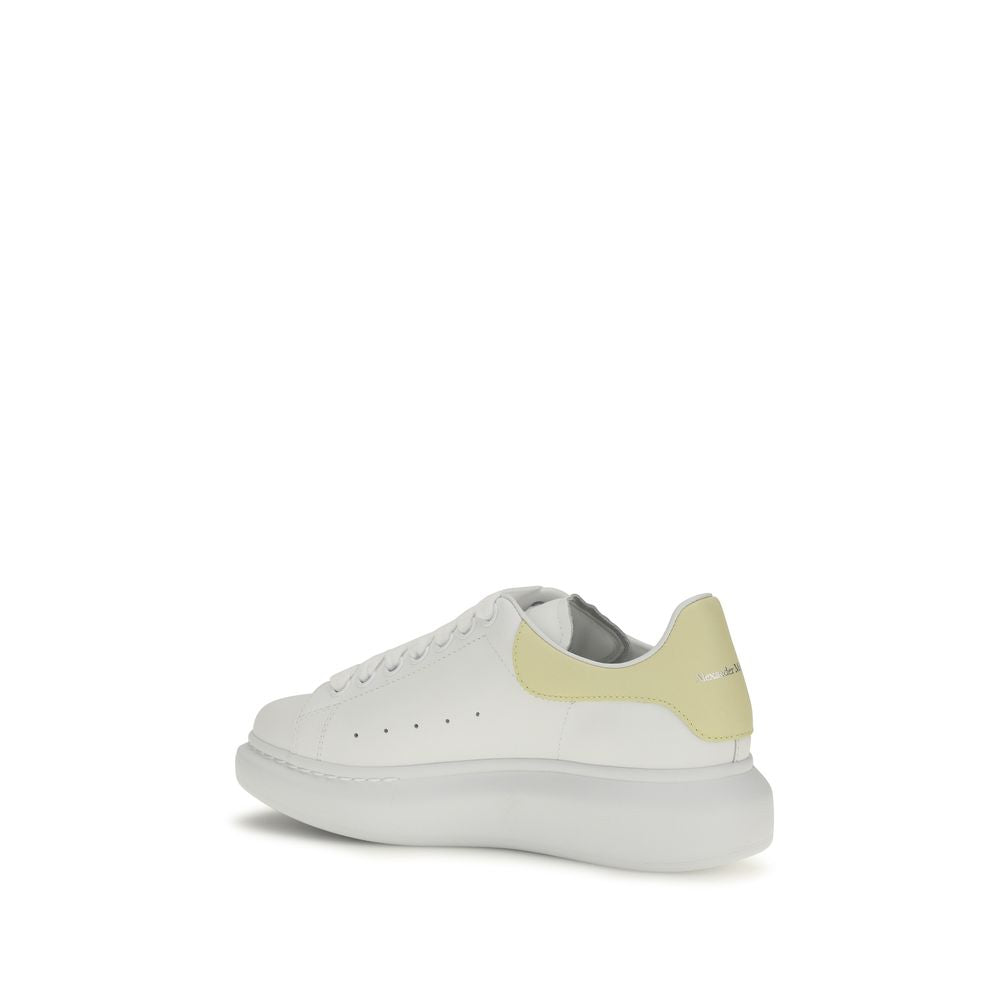 Alexander McQueen Weiße Kalbsleder Bos Taurus Chunky Sneaker