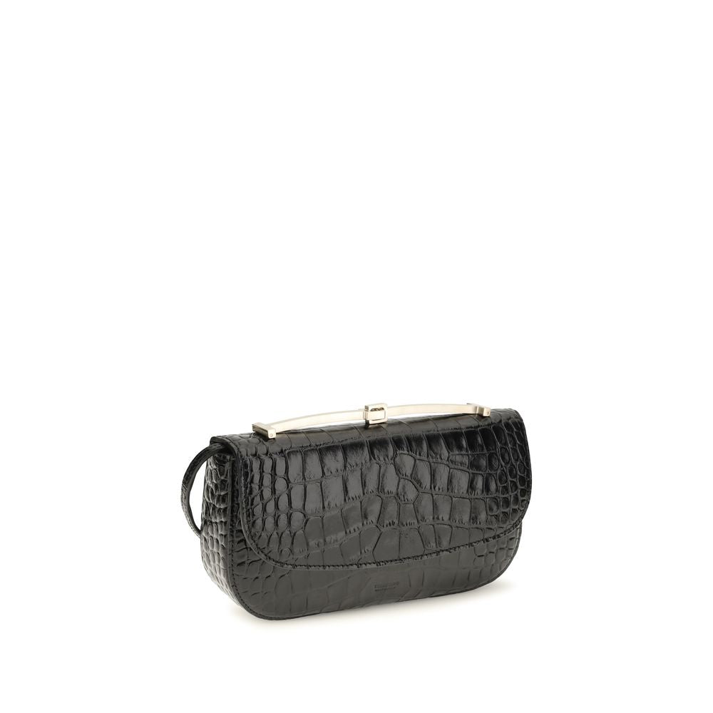 Tom Ford Schwarze Bos Taurus Kalbsleder Schultertasche