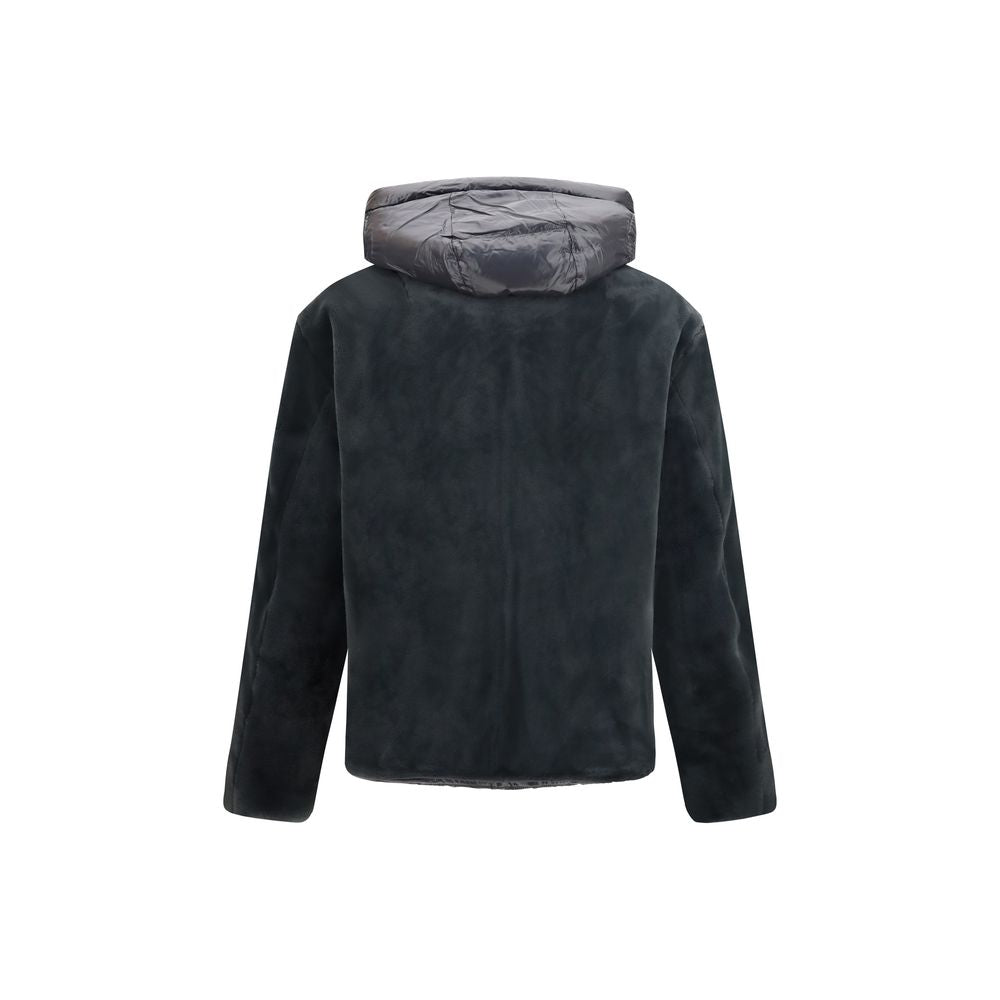Moose Knuckles Graue Jacke aus Nylon