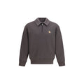 Maison Kitsuné Grauer Bio-Baumwoll-Sweatshirt