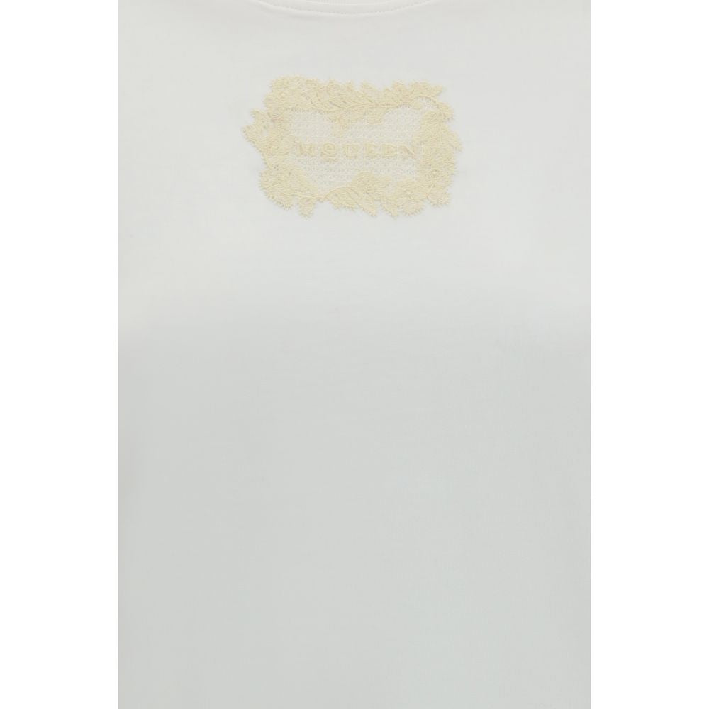 Alexander McQueen Weißes Baumwoll-T-Shirt