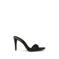 Giuseppe Zanotti Schwarze Sandalen mit Stilettoabsatz aus Viskose