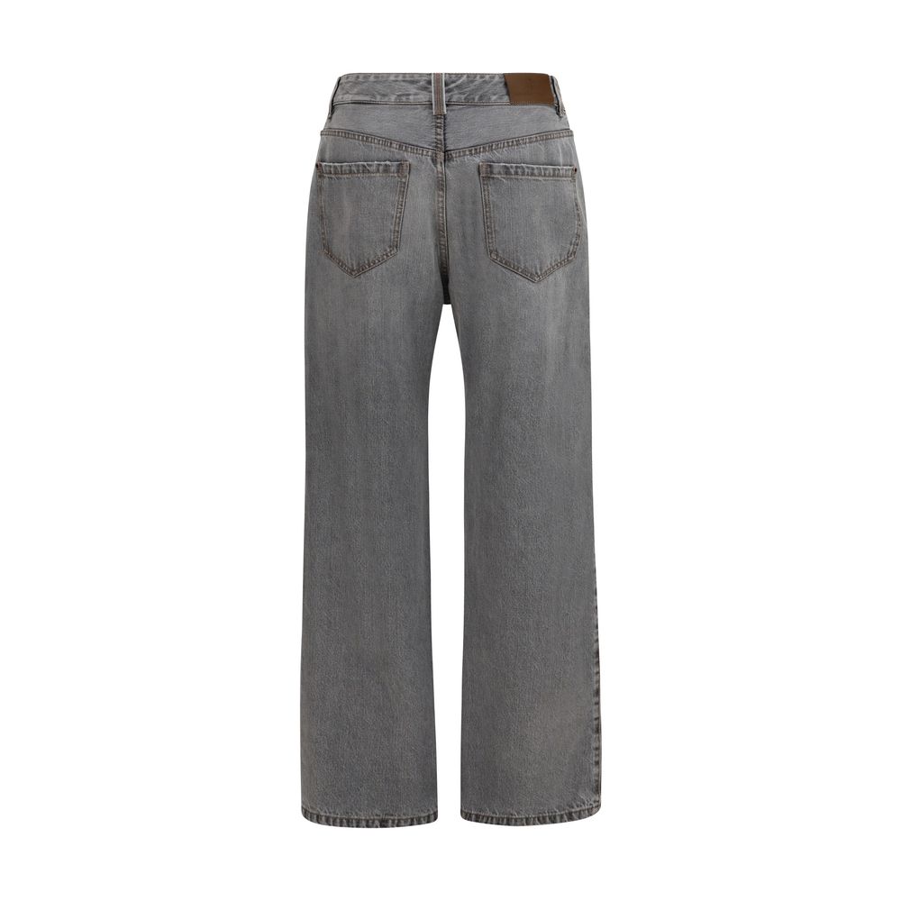Brunello Cucinelli Graue Jeans aus Baumwolle