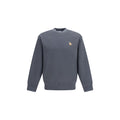 Maison Kitsuné Grauer Bio-Baumwoll-Sweatshirt