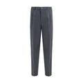 Brunello Cucinelli Graue Hose aus Wolle Ovis Aries