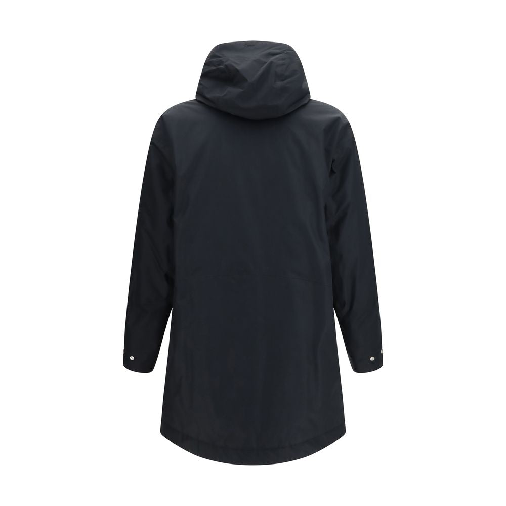 LAMINAR Schwarzer Parka aus Polyester
