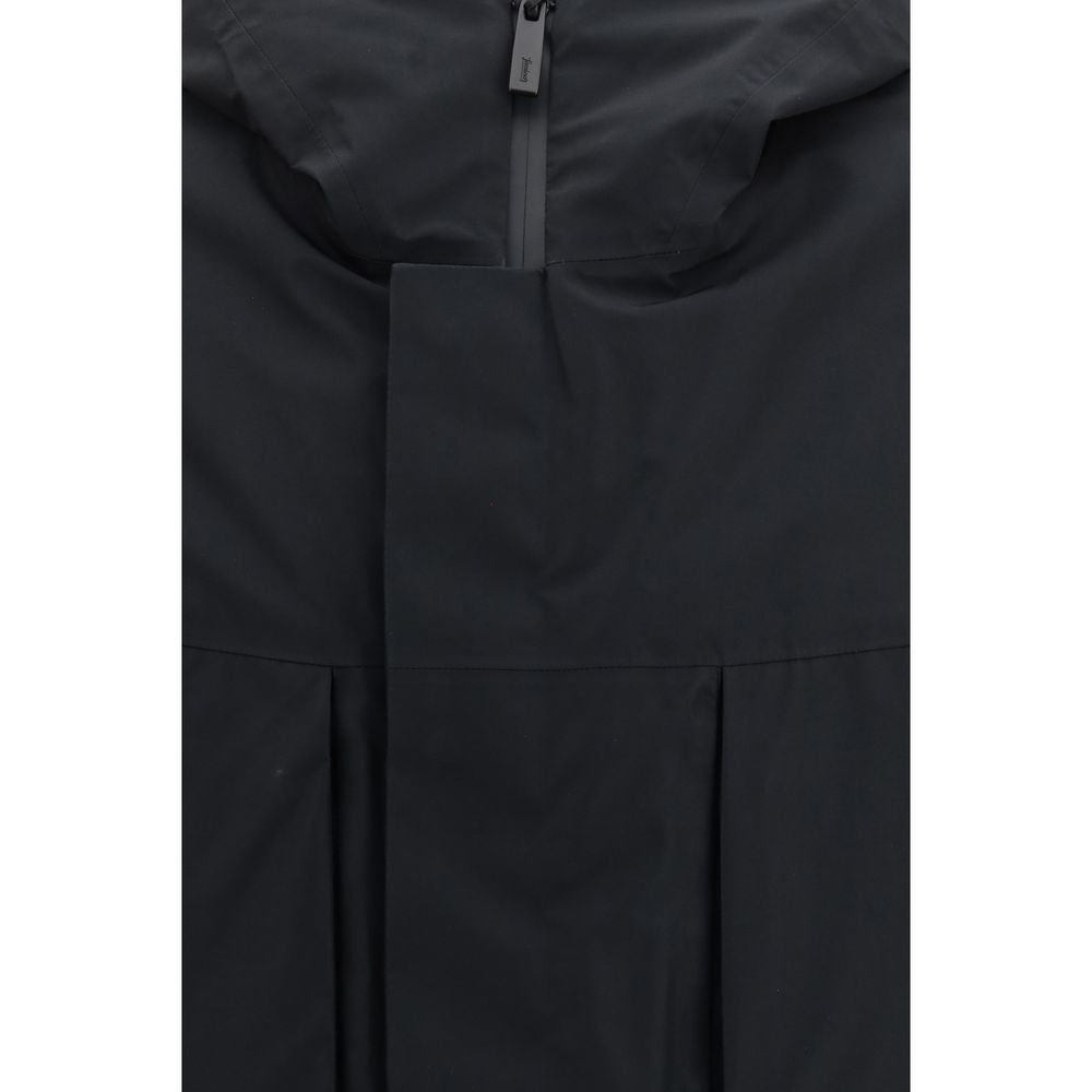 LAMINAR Schwarzer Parka aus Polyester