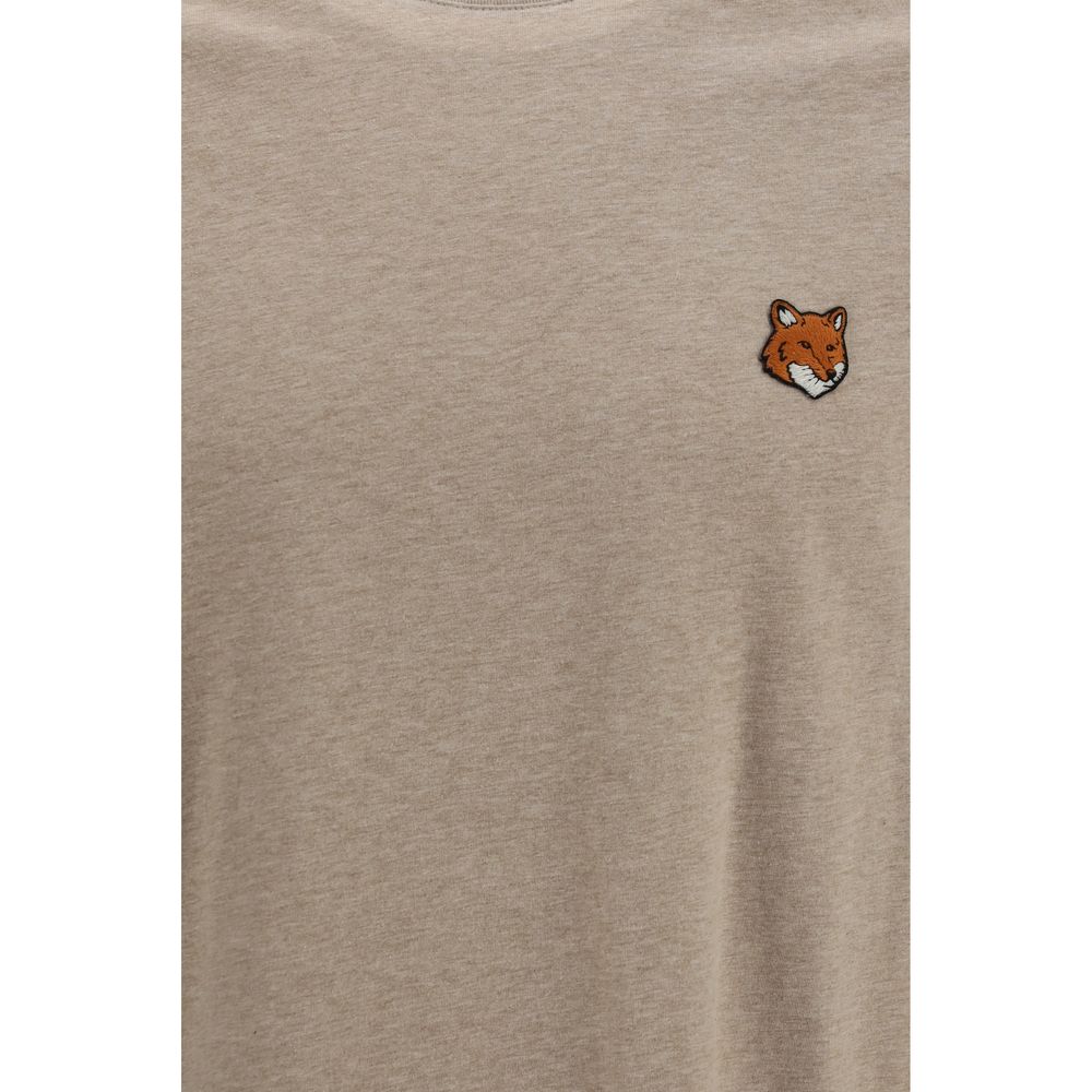Maison Kitsuné Beiges Baumwoll-T-Shirt